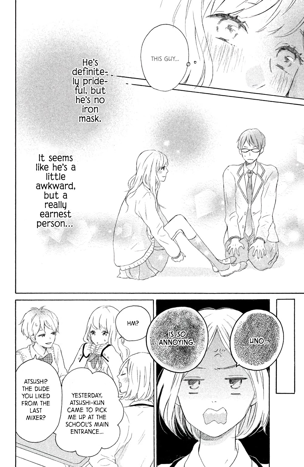 Hatsukoi ni Kiss Chapter 6 page 19 - Chapter 6: Uno-kun's Love is the Sky