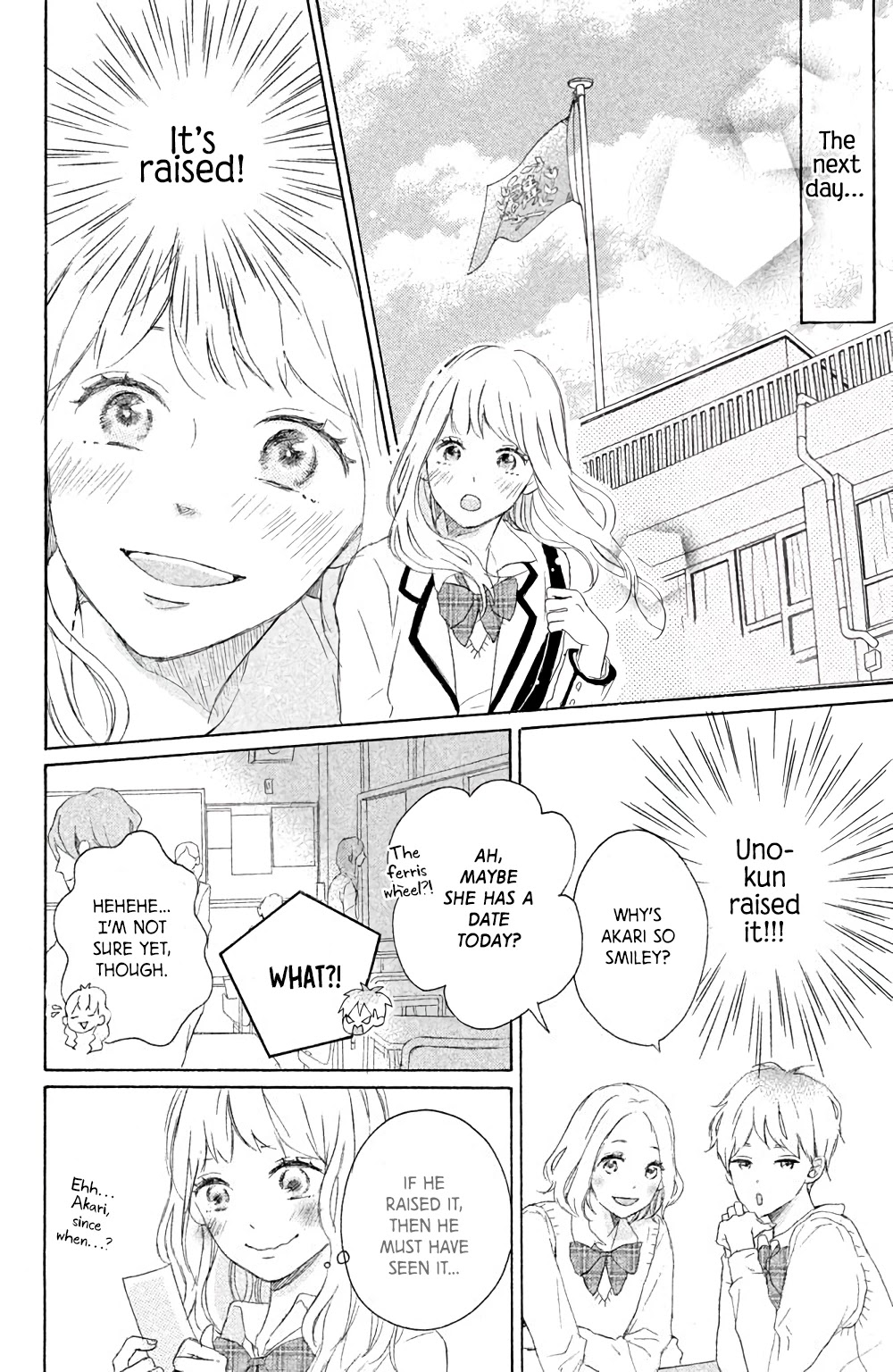 Hatsukoi ni Kiss Chapter 6 page 36 - Chapter 6: Uno-kun's Love is the Sky