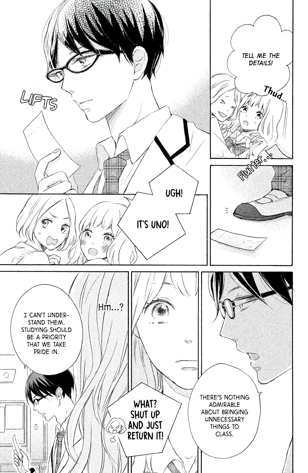 Hatsukoi ni Kiss Chapter 6 page 37 - Chapter 6: Uno-kun's Love is the Sky