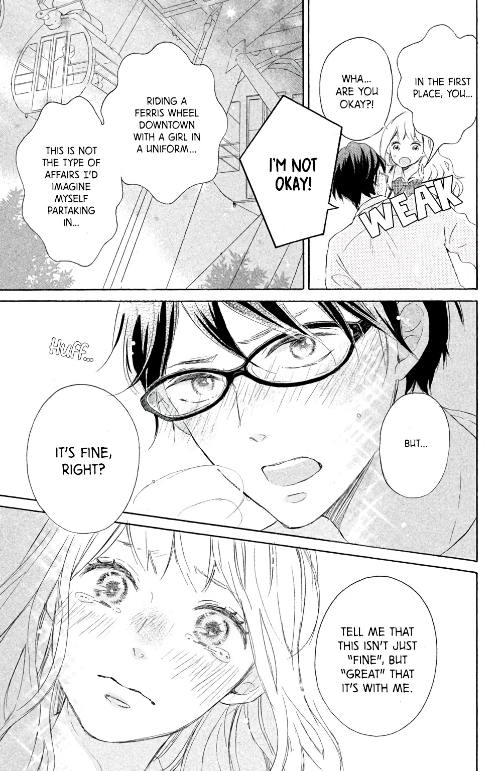 Hatsukoi ni Kiss Chapter 6 page 45 - Chapter 6: Uno-kun's Love is the Sky