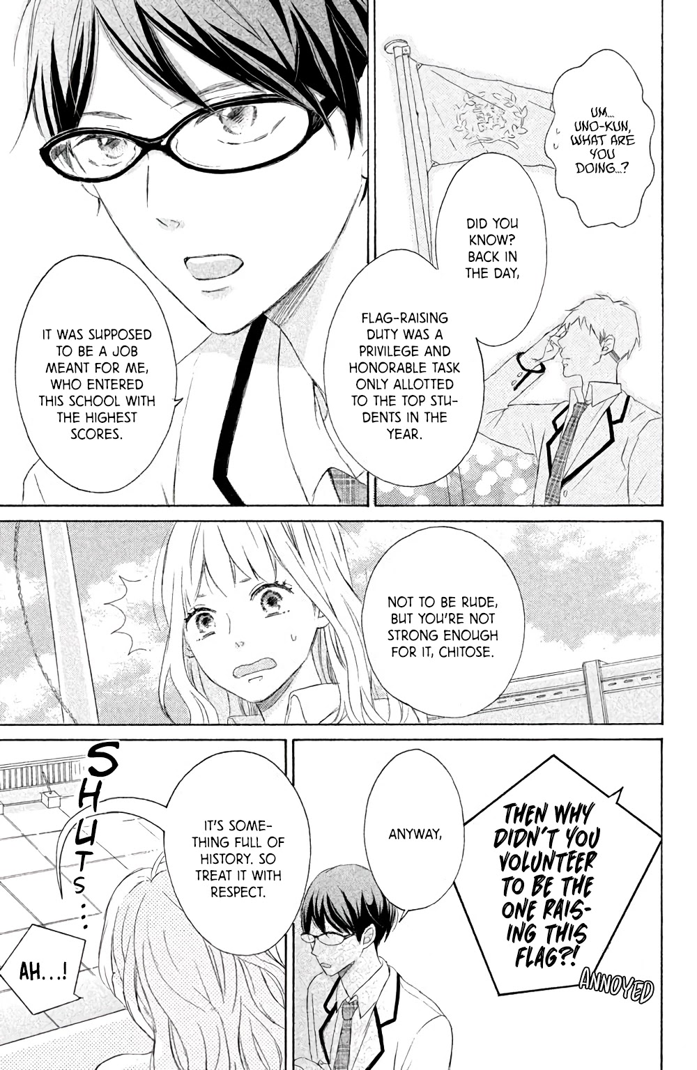 Hatsukoi ni Kiss Chapter 6 page 6 - Chapter 6: Uno-kun's Love is the Sky