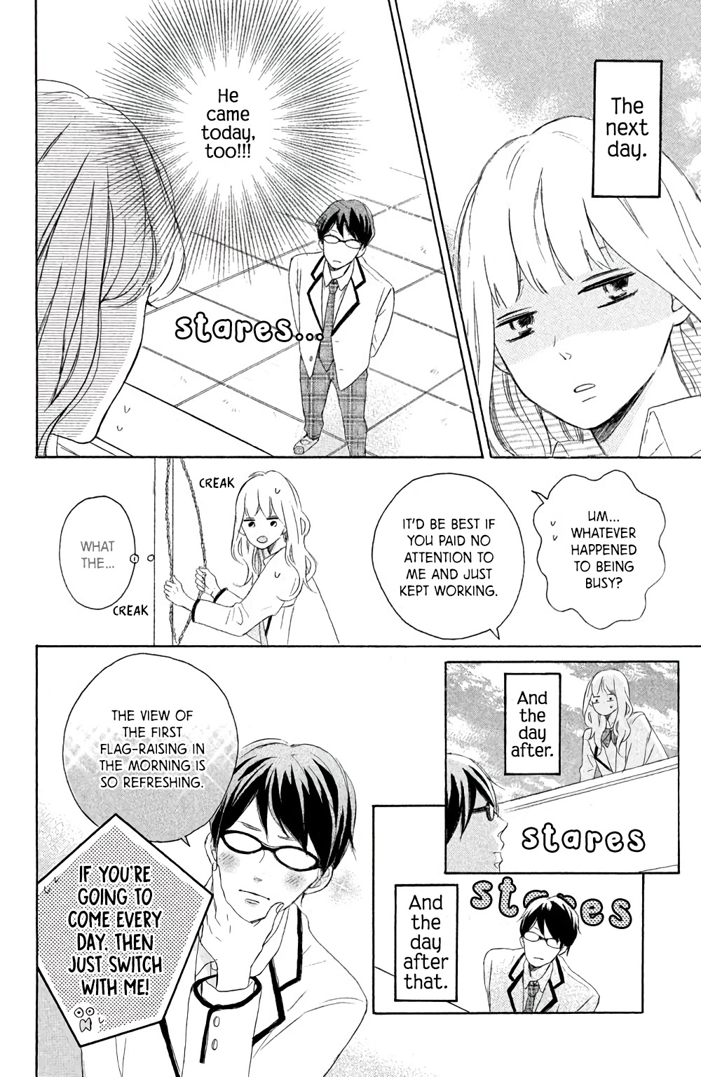 Hatsukoi ni Kiss Chapter 6 page 9 - Chapter 6: Uno-kun's Love is the Sky
