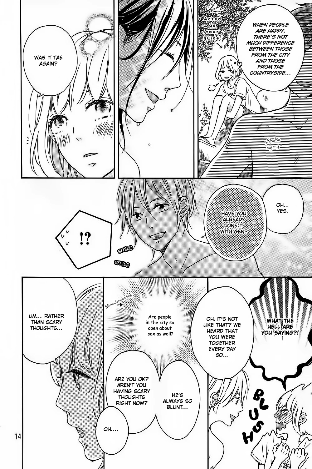 Hatsukoi ni Kiss Chapter 8 page 19 - Chapter 8: Kanjuku Summer End [END]