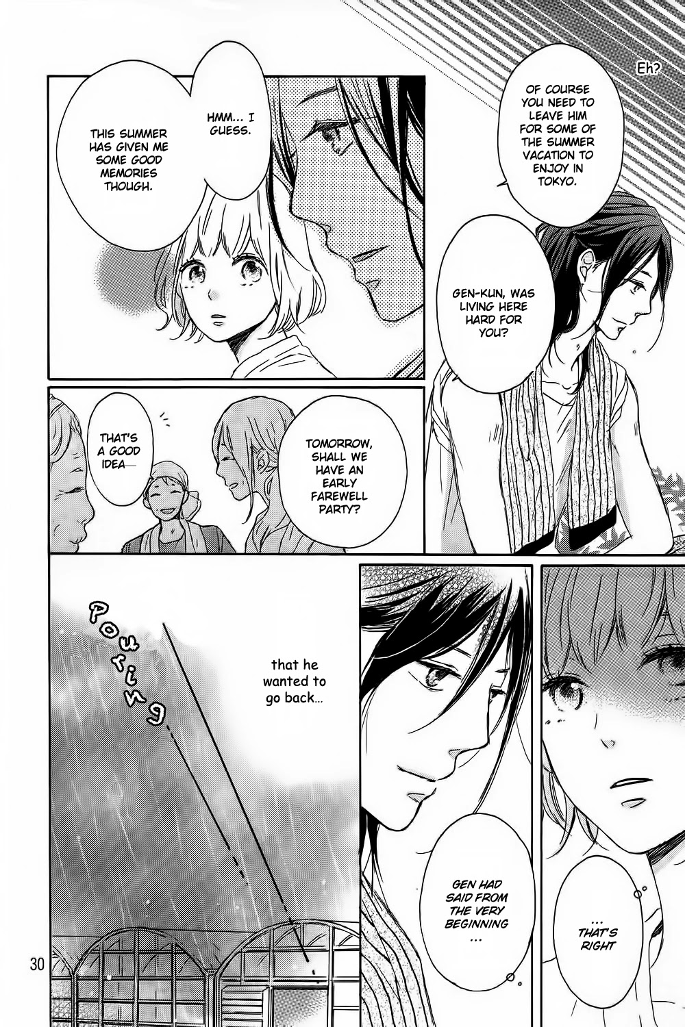 Hatsukoi ni Kiss Chapter 8 page 35 - Chapter 8: Kanjuku Summer End [END]