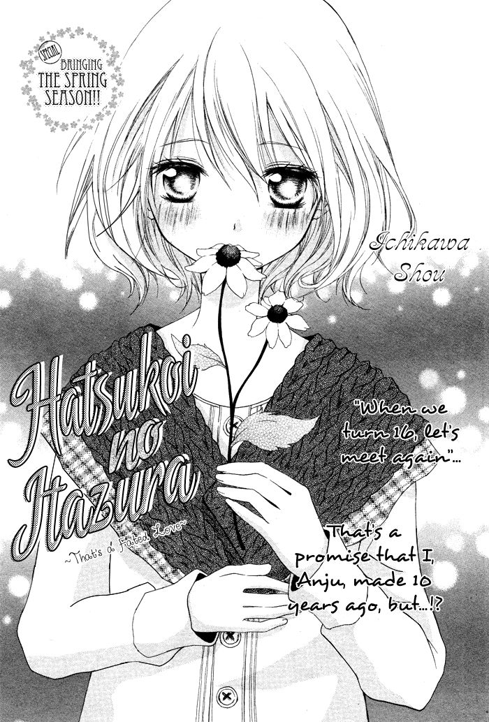 Hatsukoi no Itazura Chapter 1 page 3 - Chapter 1