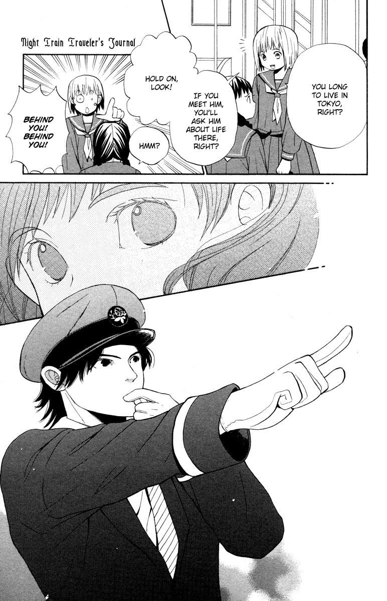 Hatsukoi Rocket Chapter 2 page 6 - Chapter 2: Night Train Traveler's Journal