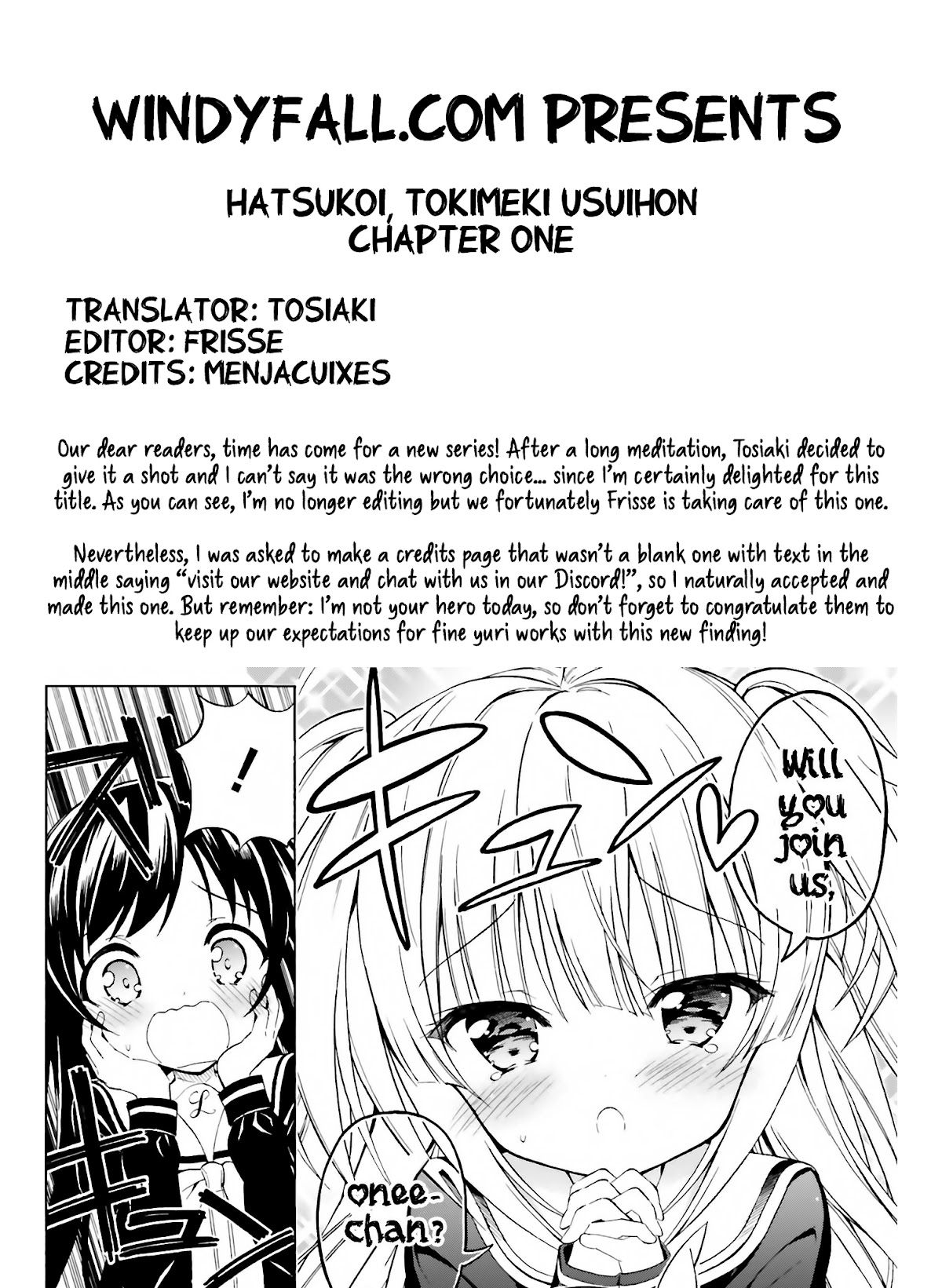 Hatsukoi, Tokimeki Usuihon Chapter 1 page 25 - Chapter 1