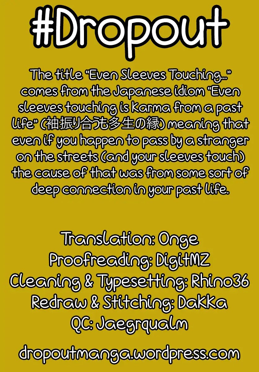 Hatsukoi Zombie Chapter 135 page 20 - Chapter 135: Even Sleeves Touching...