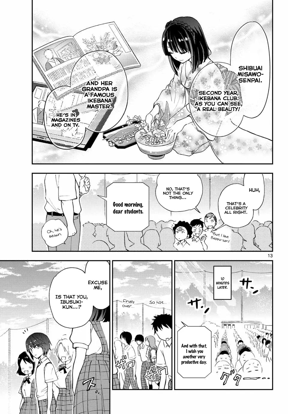 Hatsukoi Zombie Chapter 14 page 15 - Chapter 14: The name of the flower...