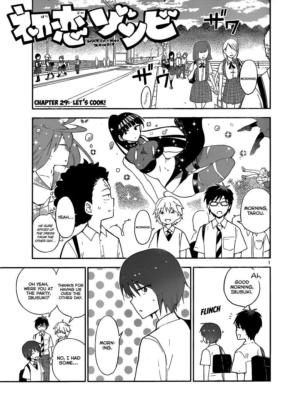 Hatsukoi Zombie Chapter 29 page 2 - Chapter 29: Let's Cook!