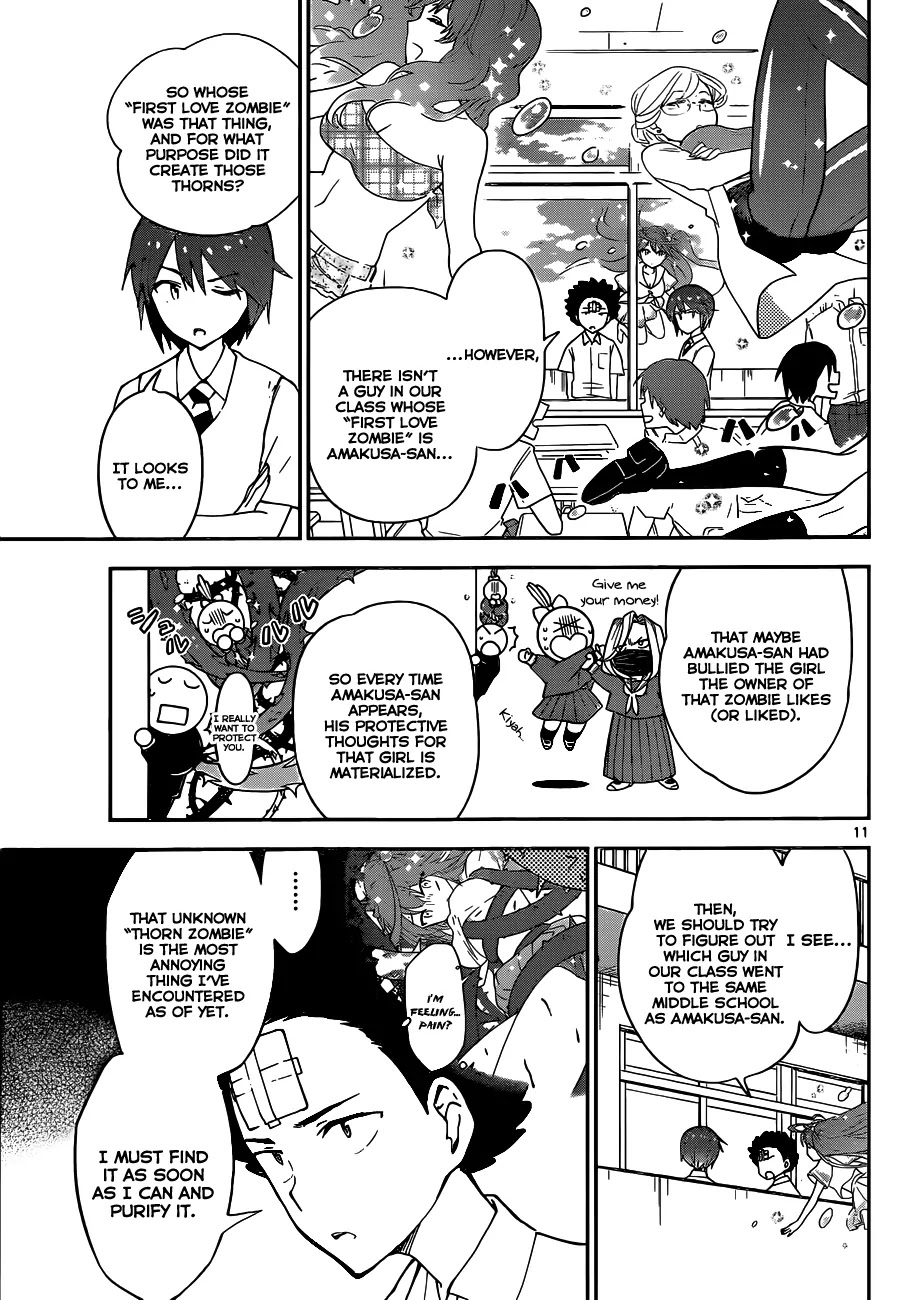 Hatsukoi Zombie Chapter 31 page 12 - Chapter 31: Thorny Alert