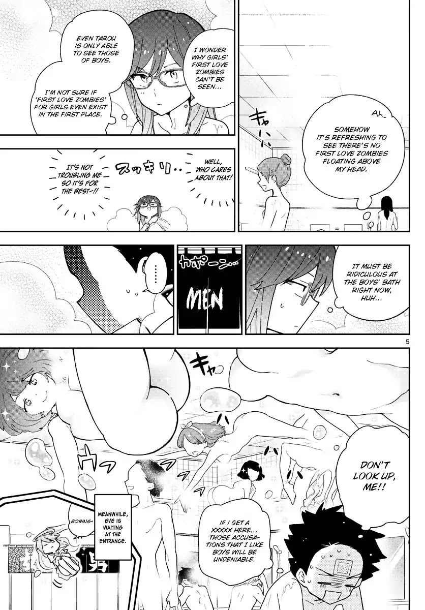 Hatsukoi Zombie Chapter 63 page 6 - Chapter 63: Trouble at the Women's bath