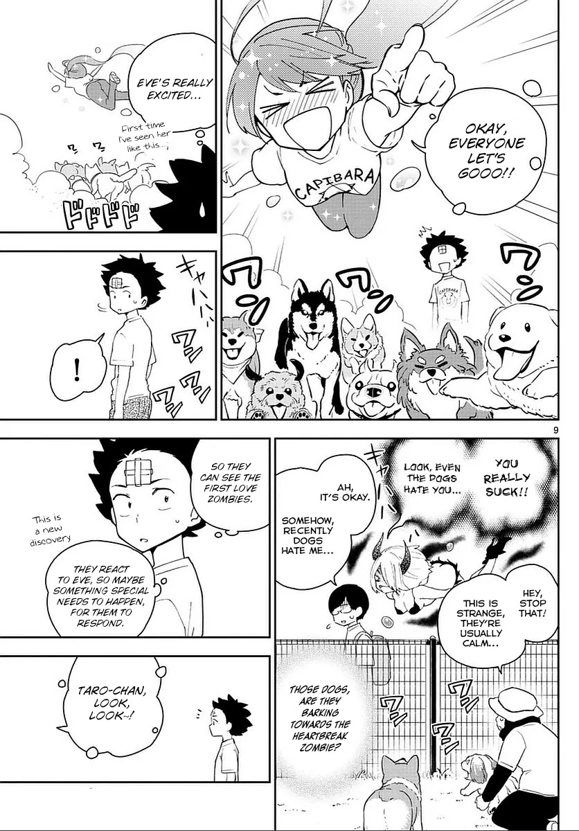 Hatsukoi Zombie Chapter 65 page 10 - Chapter 65: Walking the Dog