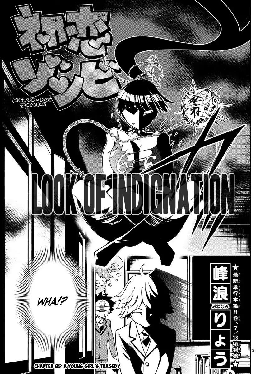 Hatsukoi Zombie Chapter 85 page 3 - Chapter 85: A young girl's tragedy