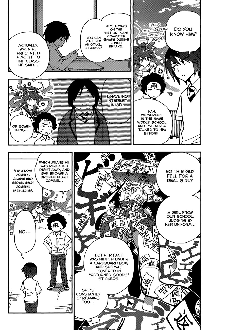 Hatsukoi Zombie Chapter 9 page 7 - Chapter 9: Screaming your love at the end of the world