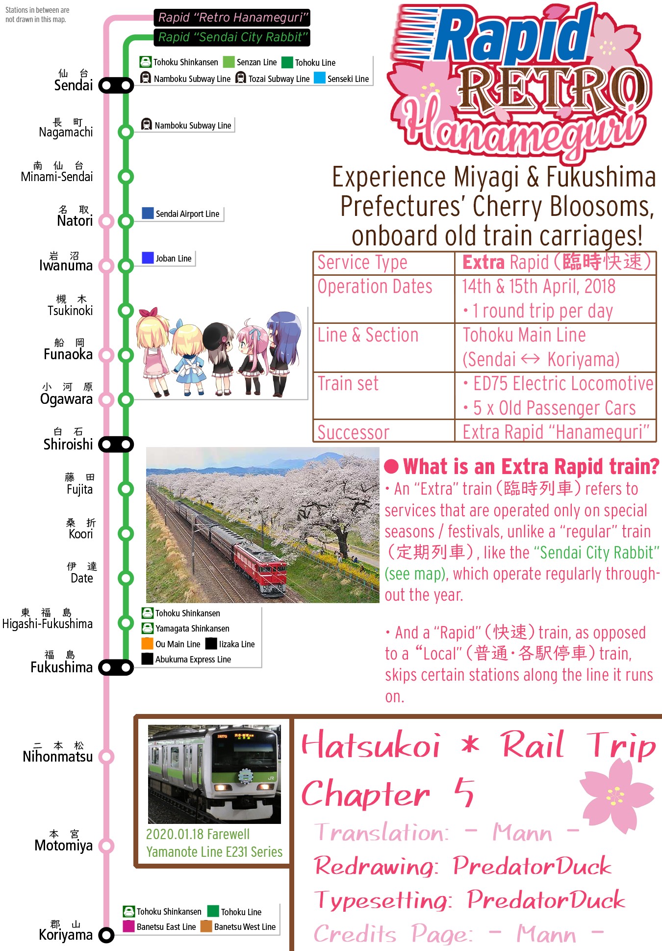Hatsukoi*Rail Trip Chapter 5 page 9 - Chapter 5: Flower Viewing*Trip