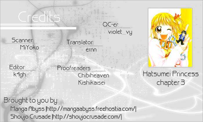 Hatsumei Princess Chapter 3 page 1 - Chapter 3 : Glued Together for 24 Hours!!