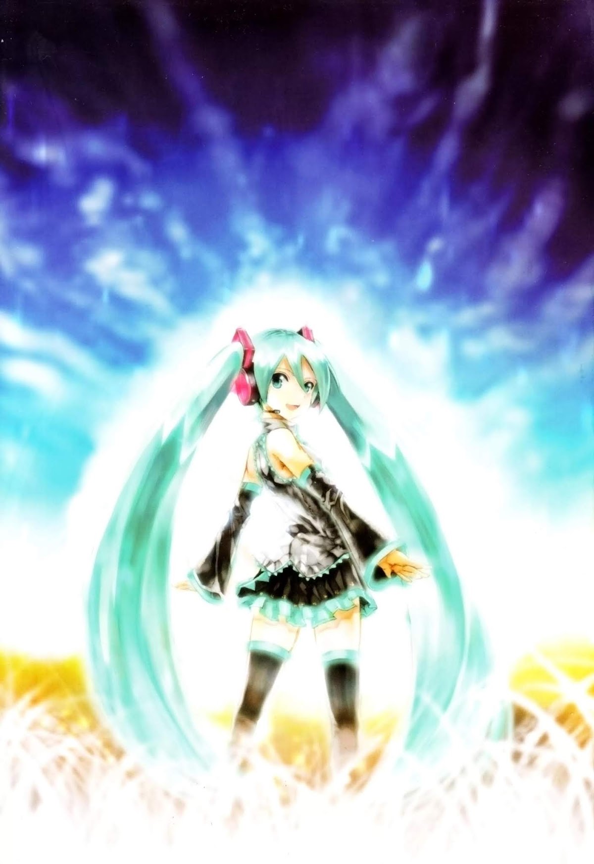 Hatsune Mix Chapter 19.5 page 1 - Chapter 19.5: Omake / extra song - First Experience Mix