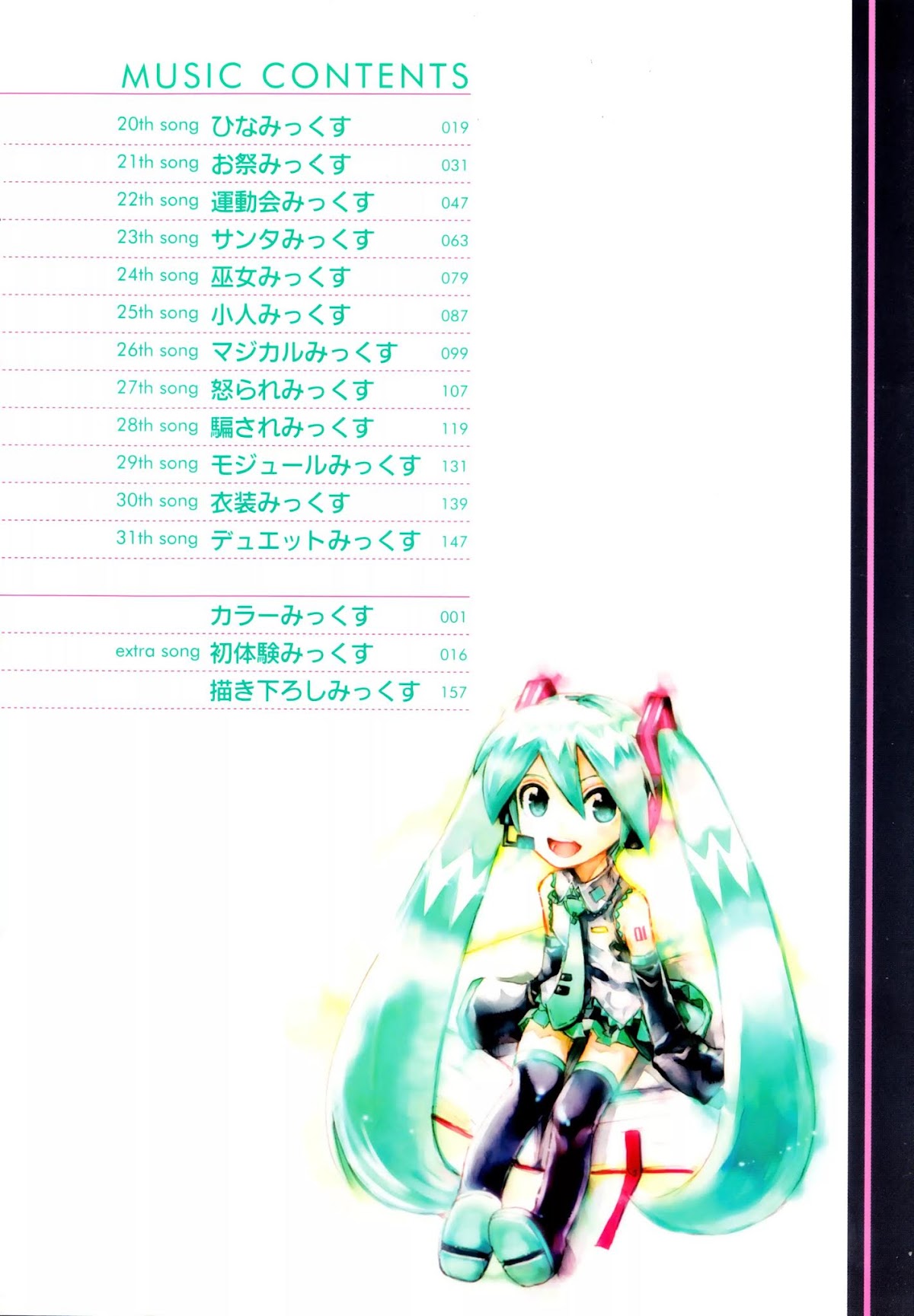 Hatsune Mix Chapter 19.5 page 18 - Chapter 19.5: Omake / extra song - First Experience Mix