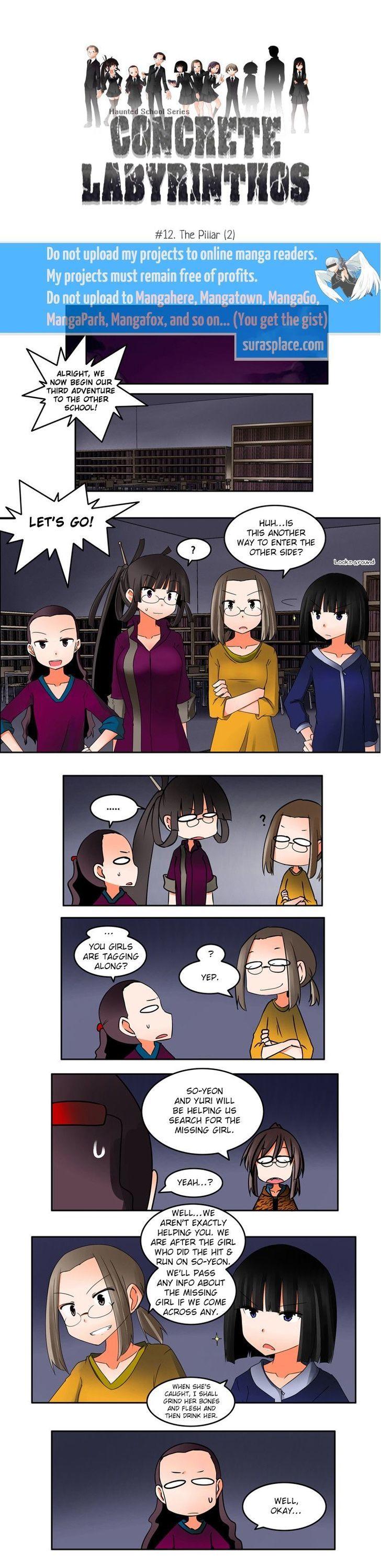 Haunted School Chapter 12 page 1 - Chapter 12