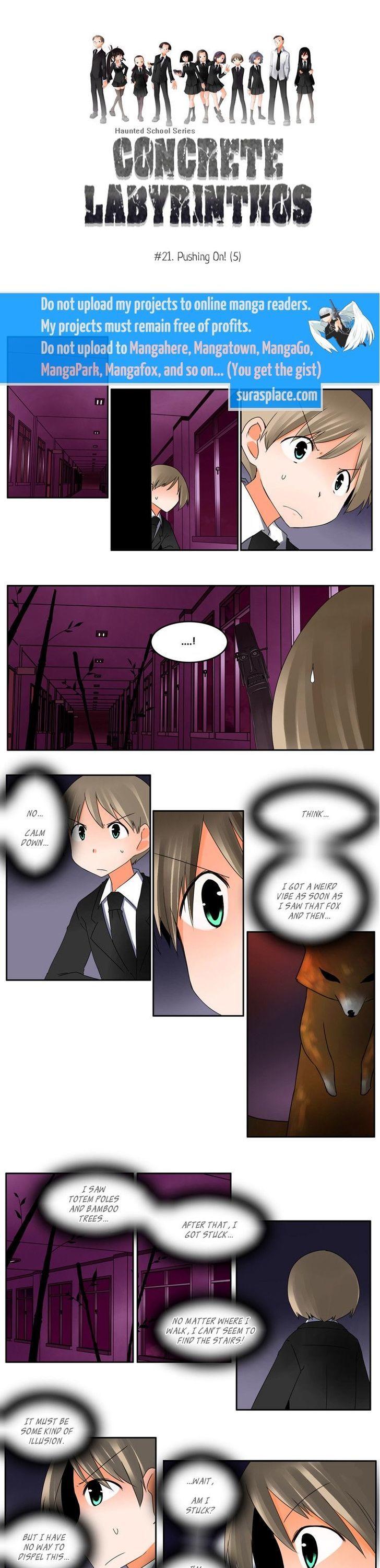 Haunted School Chapter 21 page 1 - Chapter 21