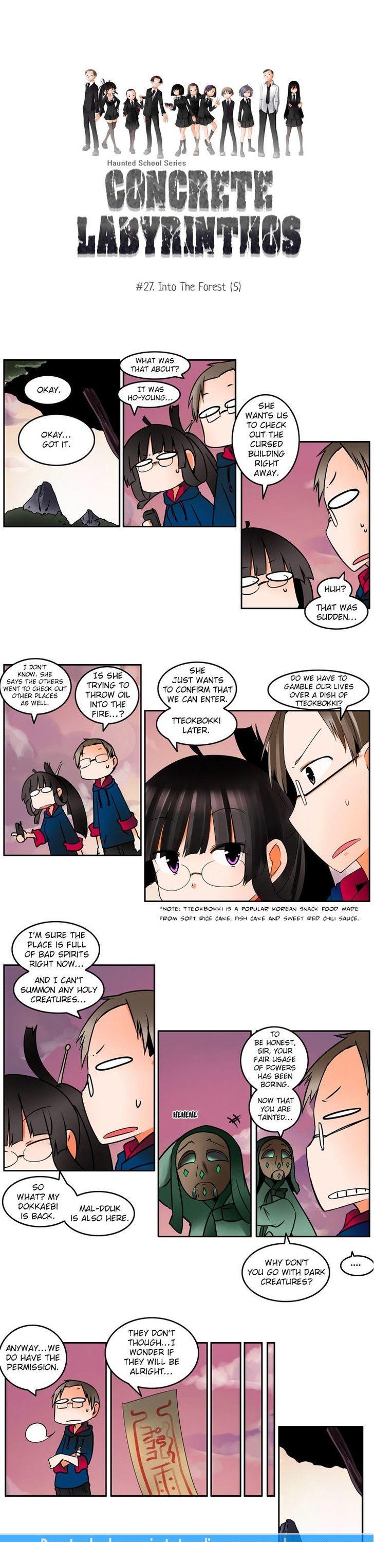 Haunted School Chapter 27 page 1 - Chapter 27