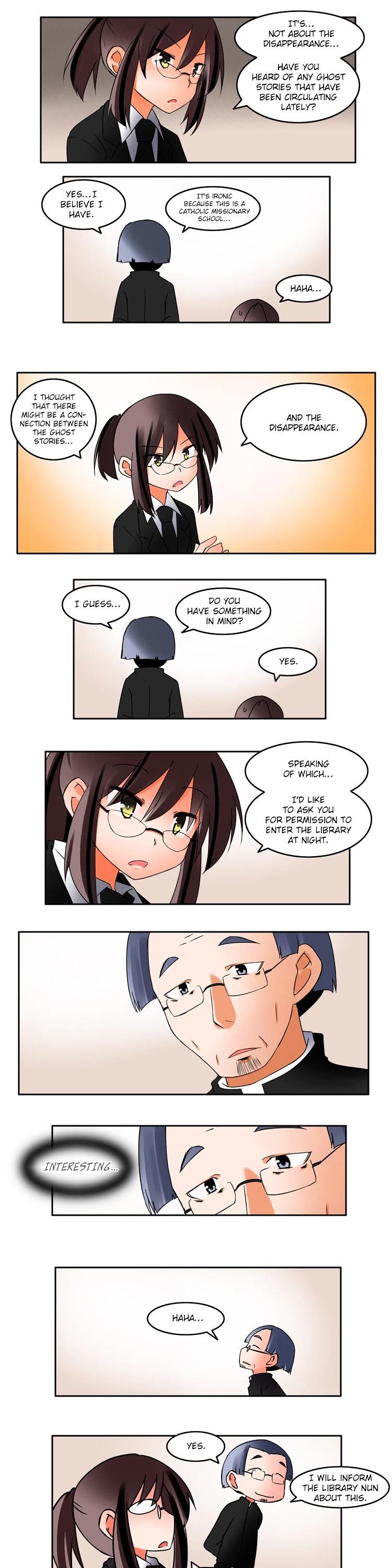 Haunted School Chapter 3 page 11 - Chapter 3 : Library search (2)