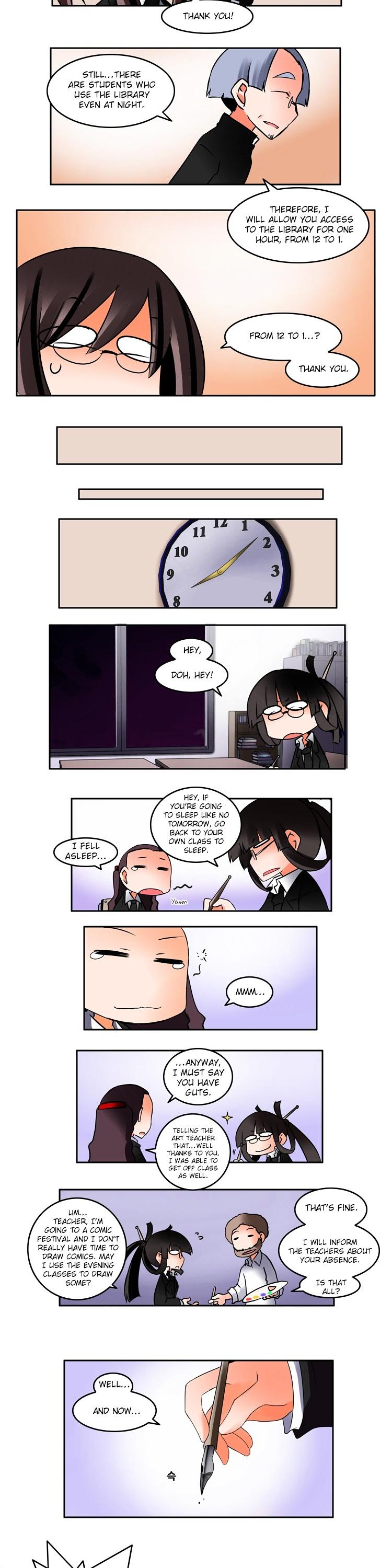 Haunted School Chapter 3 page 12 - Chapter 3 : Library search (2)
