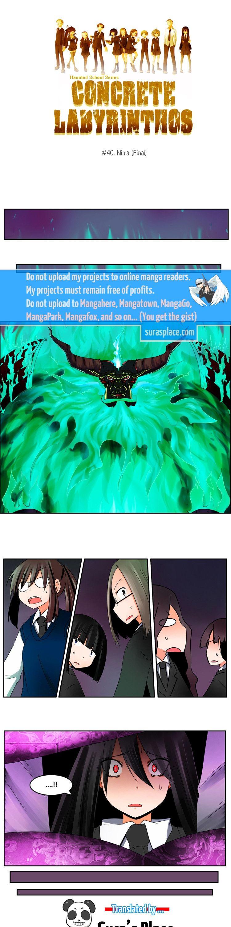 Haunted School Chapter 40 page 1 - Chapter 40 : End