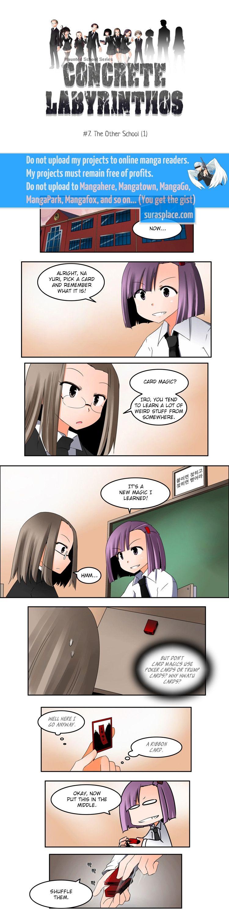 Haunted School Chapter 7 page 1 - Chapter 7