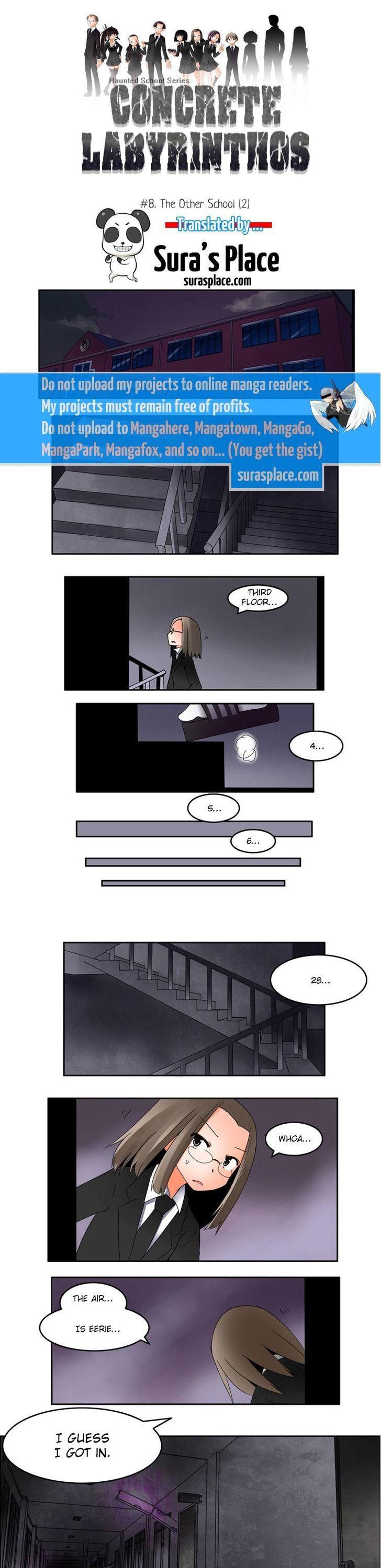 Haunted School Chapter 8 page 1 - Chapter 8