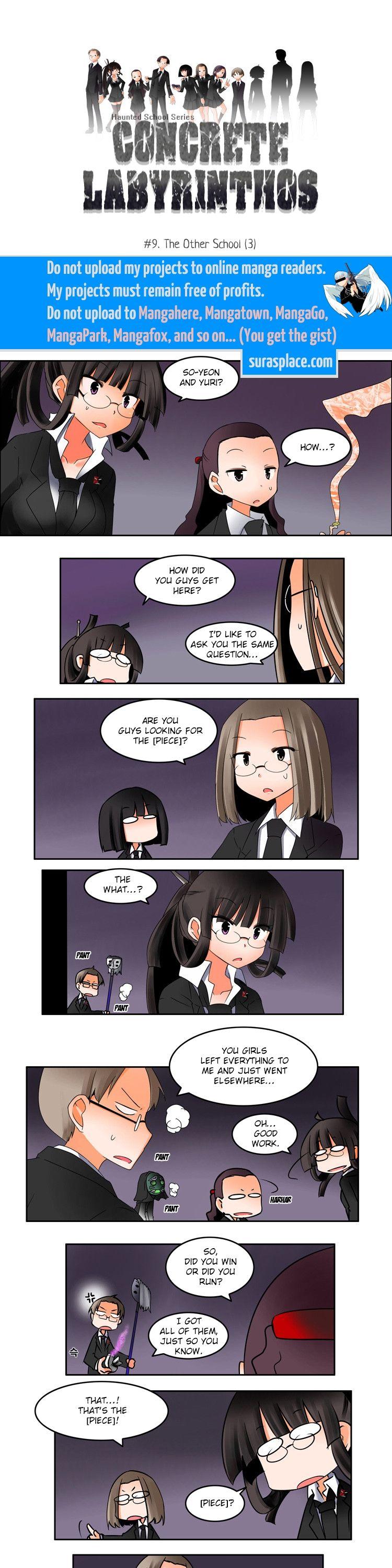Haunted School Chapter 9 page 1 - Chapter 9