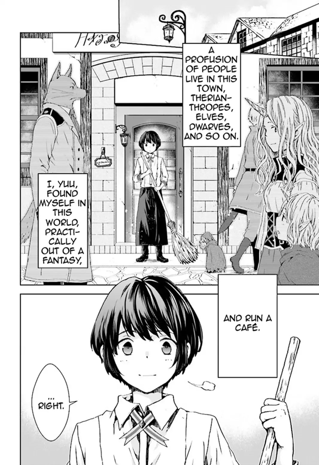 Have a Coffee After School, In Another World’s Café Chapter 1 page 2 - Chapter 1: First Cup