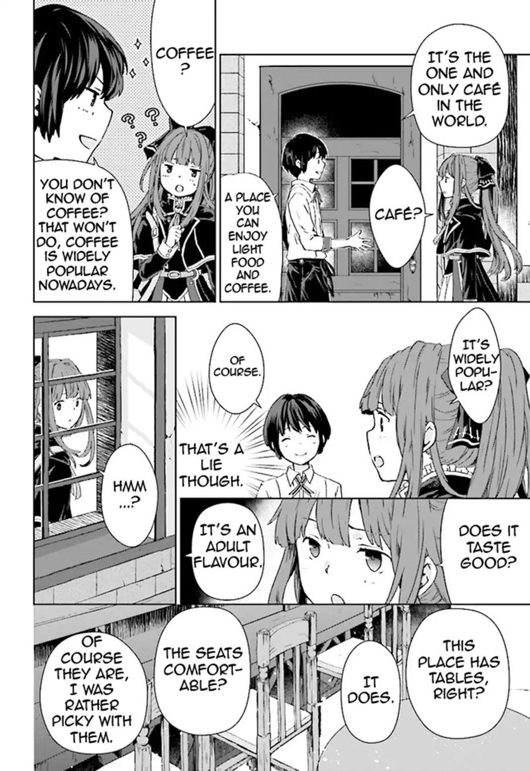 Have a Coffee After School, In Another World’s Café Chapter 1 page 4 - Chapter 1: First Cup
