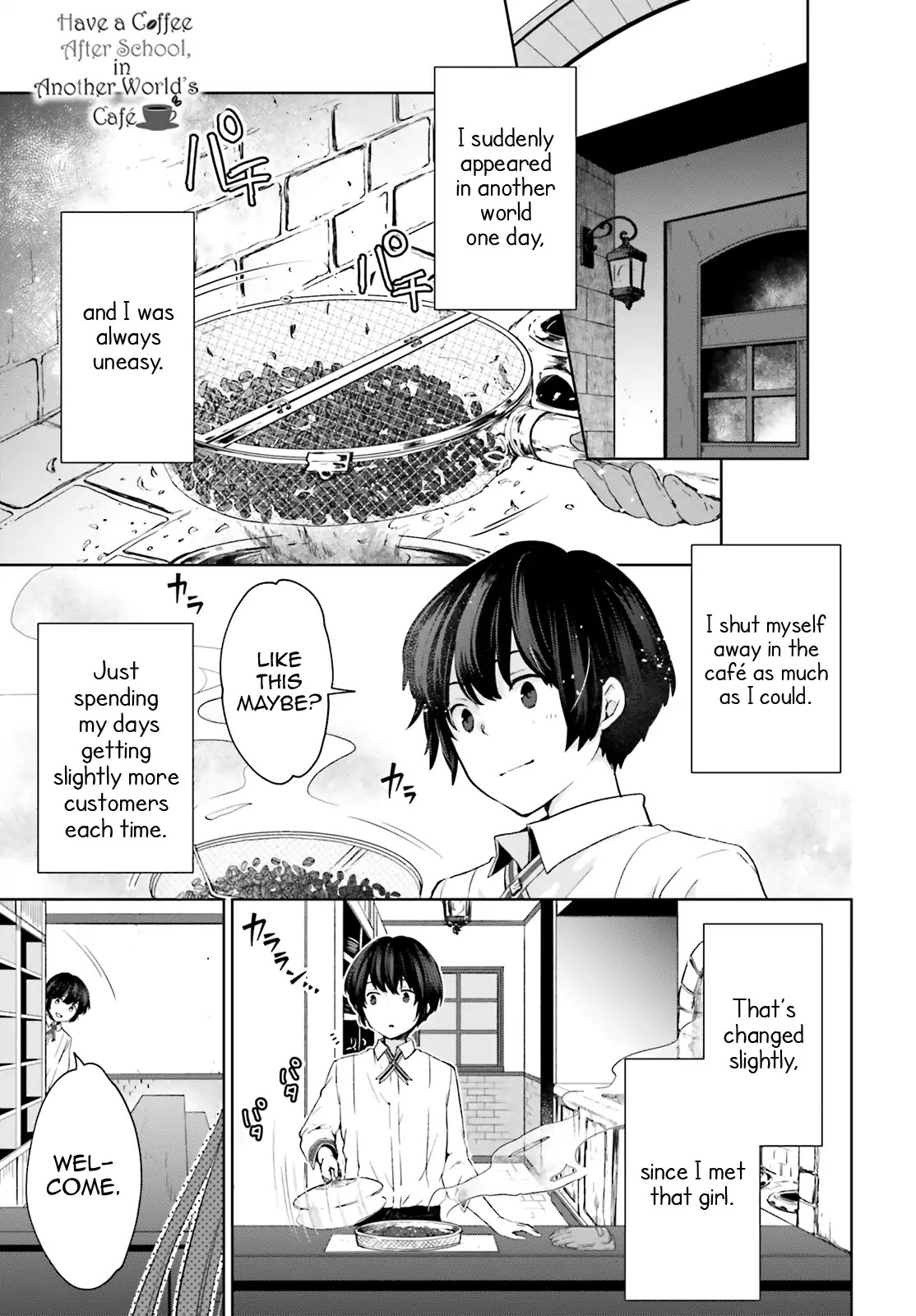 Have a Coffee After School, In Another World’s Café Chapter 5 page 1 - Chapter 5: Fifth Cup