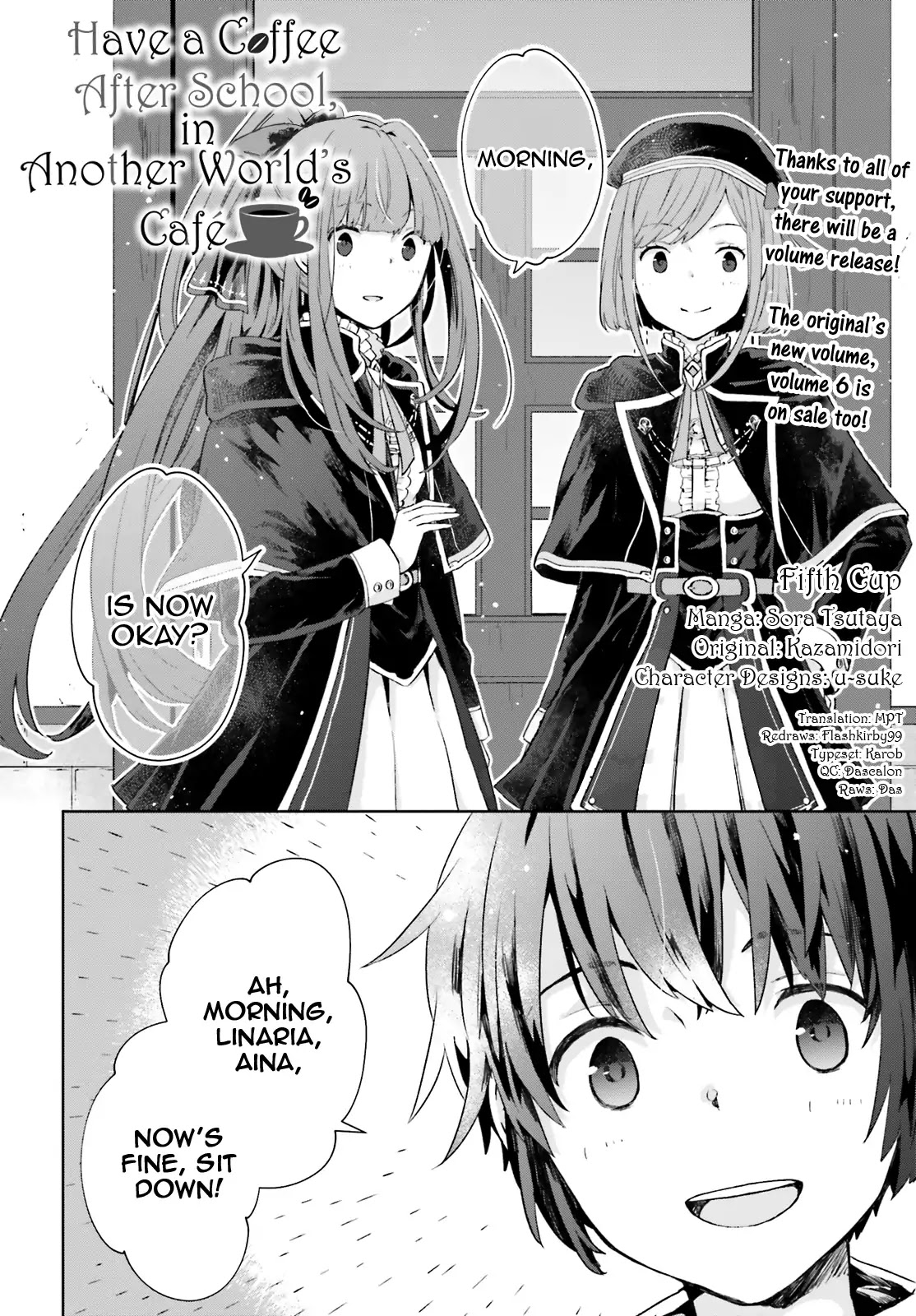 Have a Coffee After School, In Another World’s Café Chapter 5 page 2 - Chapter 5: Fifth Cup