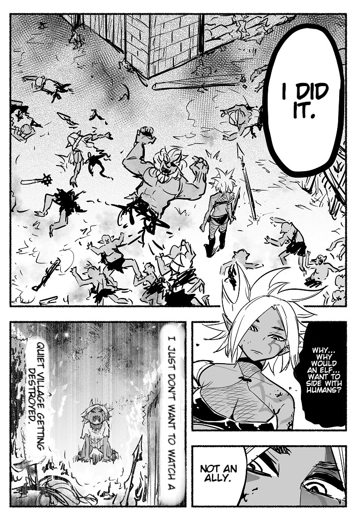 Having finished her lifelong revenge, Ms. Dark Elf has too much free time Chapter 4 page 3 - Chapter 4