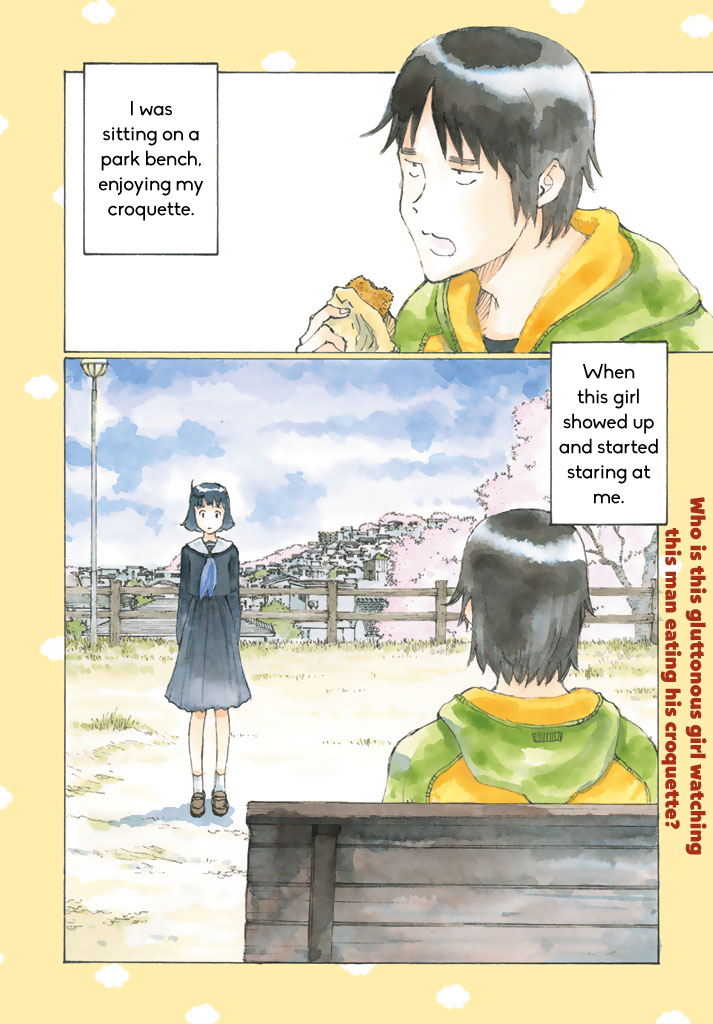 Hayabusa-chan Can Fly! Chapter 1 page 2 - Chapter 1 : A Croquette Stolen By a Falcon (Hayabusa)