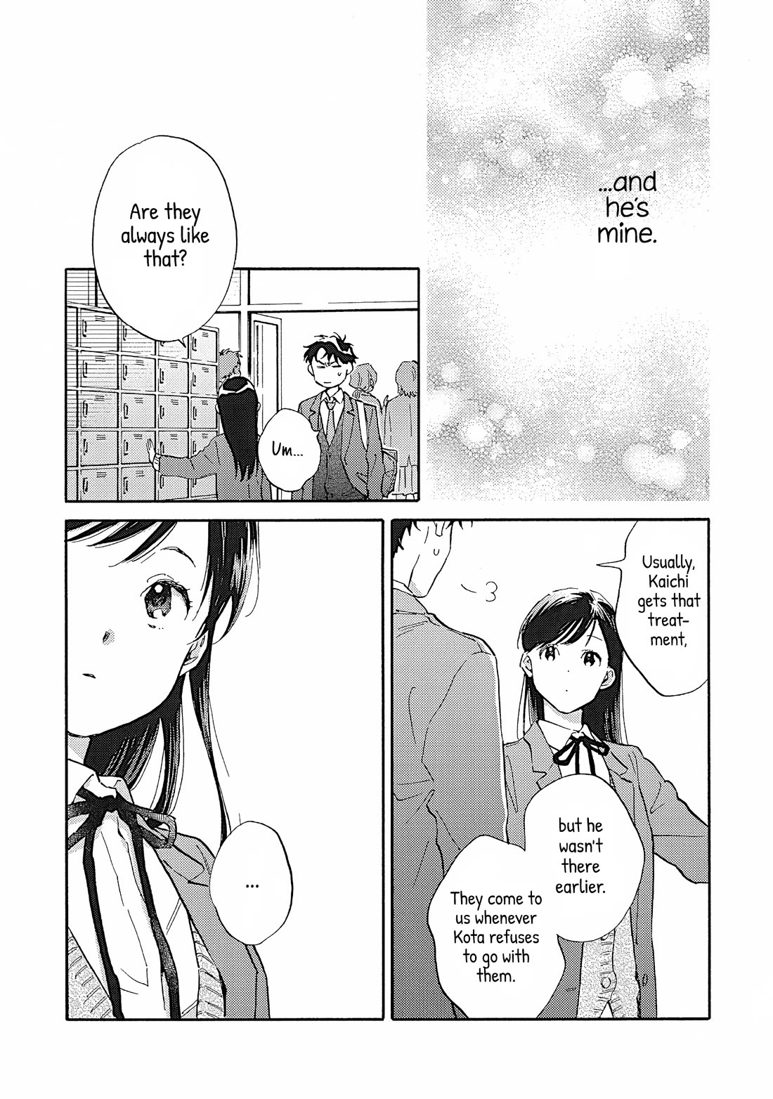 Hayakawa-san and Miura-kun Chapter 12 page 15 - Chapter 12: Meat Bun, Anko Bun, and Pizza Bun