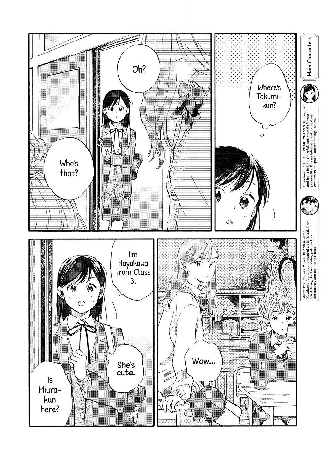Hayakawa-san and Miura-kun Chapter 12 page 2 - Chapter 12: Meat Bun, Anko Bun, and Pizza Bun