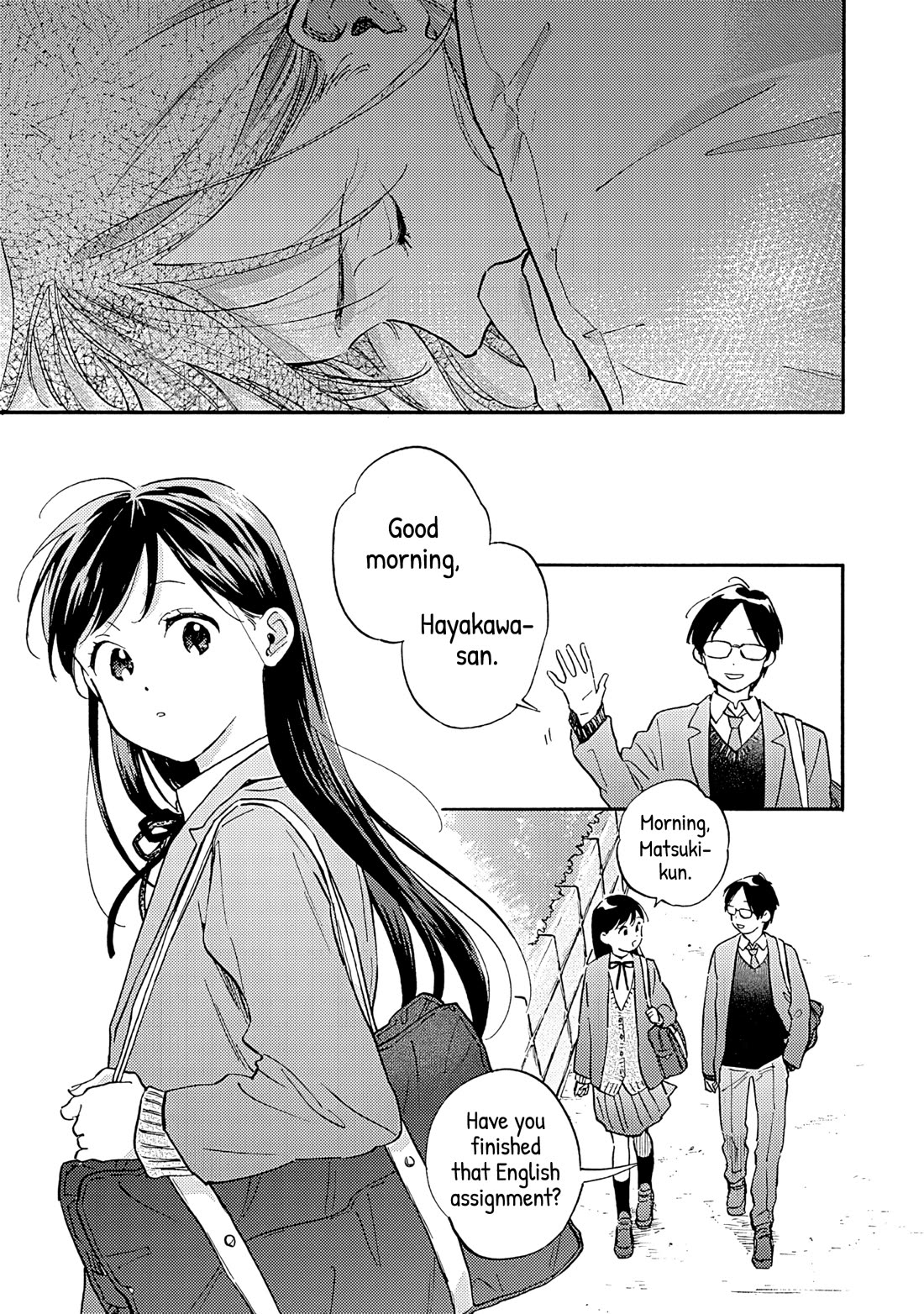 Hayakawa-san and Miura-kun Chapter 13 page 13 - Chapter 13: Ponytail and a Brush