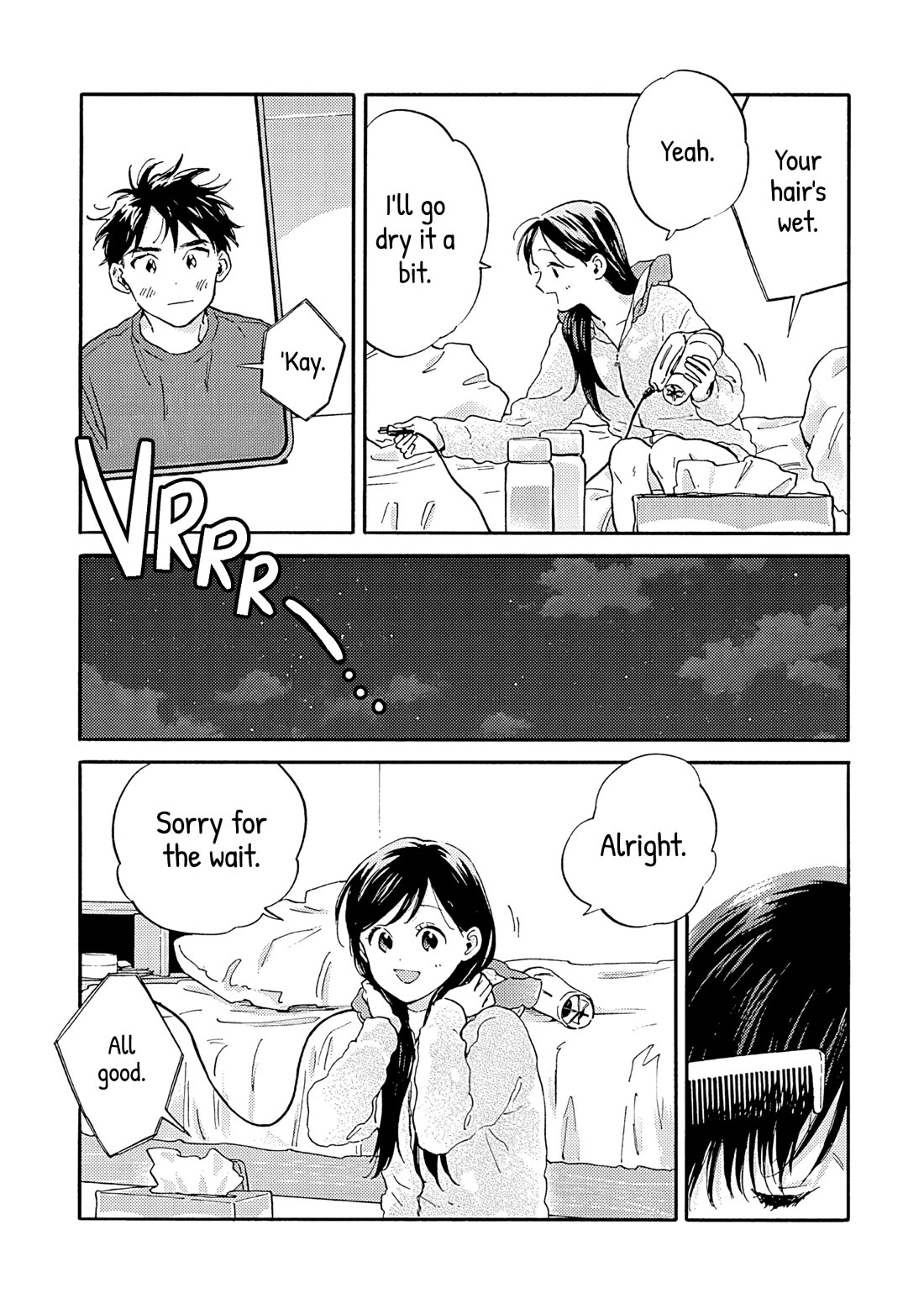 Hayakawa-san and Miura-kun Chapter 13 page 4 - Chapter 13: Ponytail and a Brush