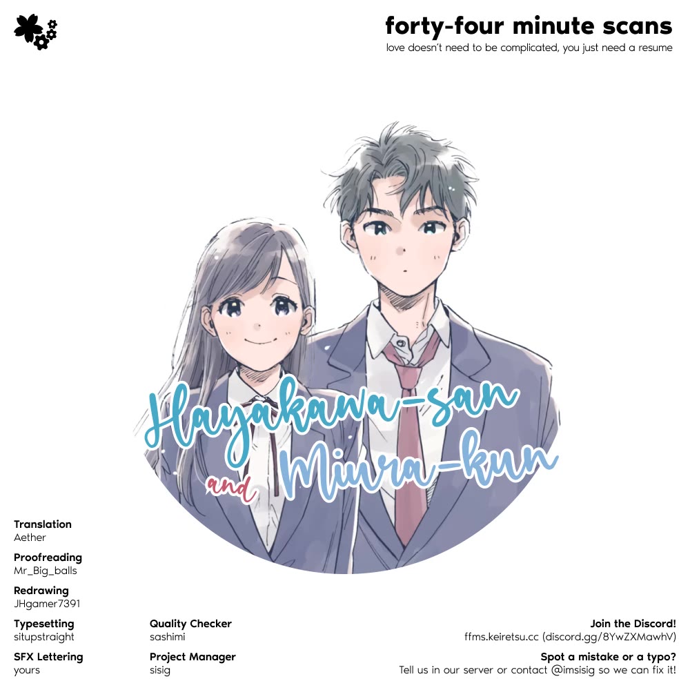 Hayakawa-san and Miura-kun Chapter 13 page 47 - Chapter 13: Ponytail and a Brush