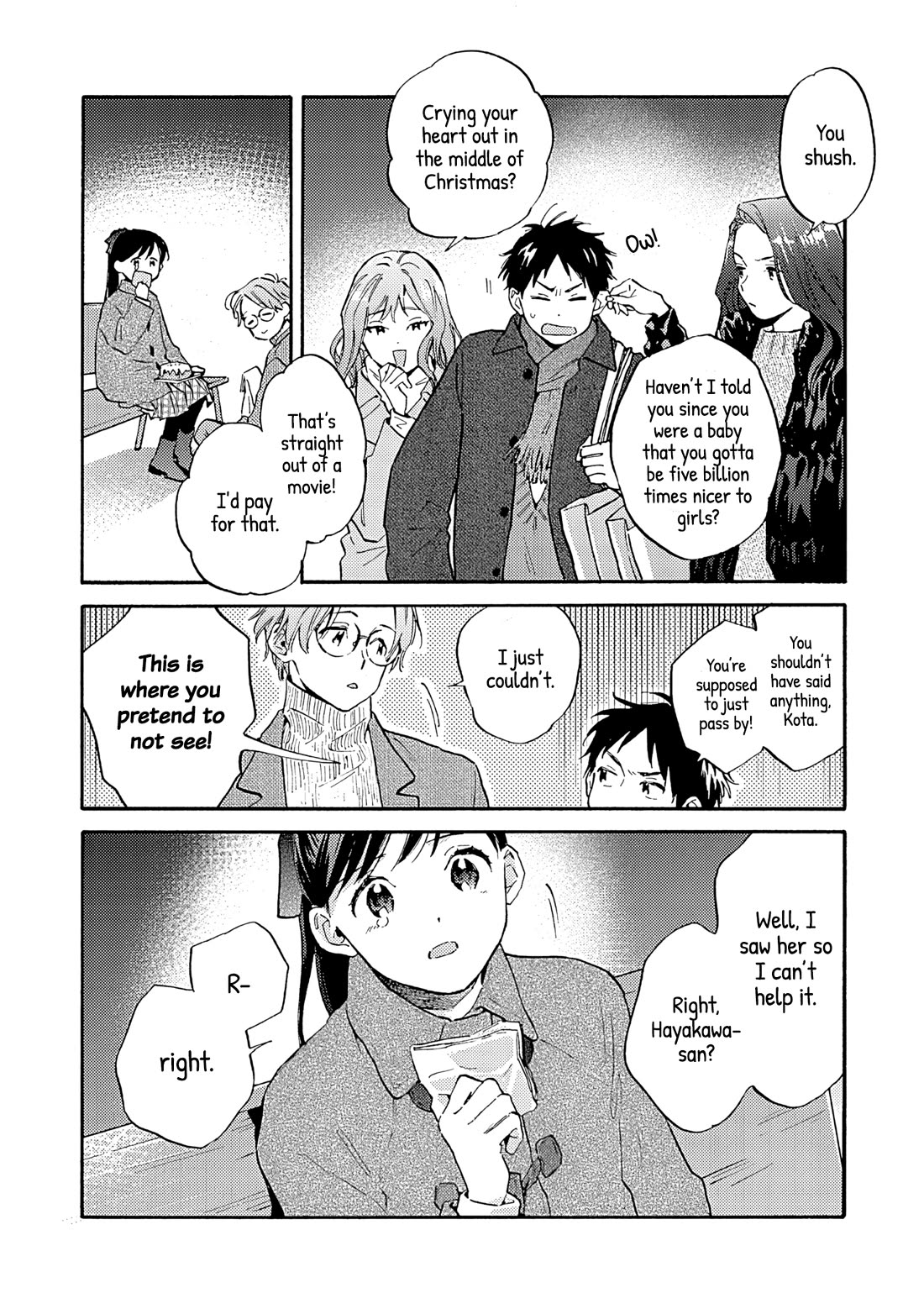 Hayakawa-san and Miura-kun Chapter 17 page 4 - Chapter 17: A Passing Merry Christmas