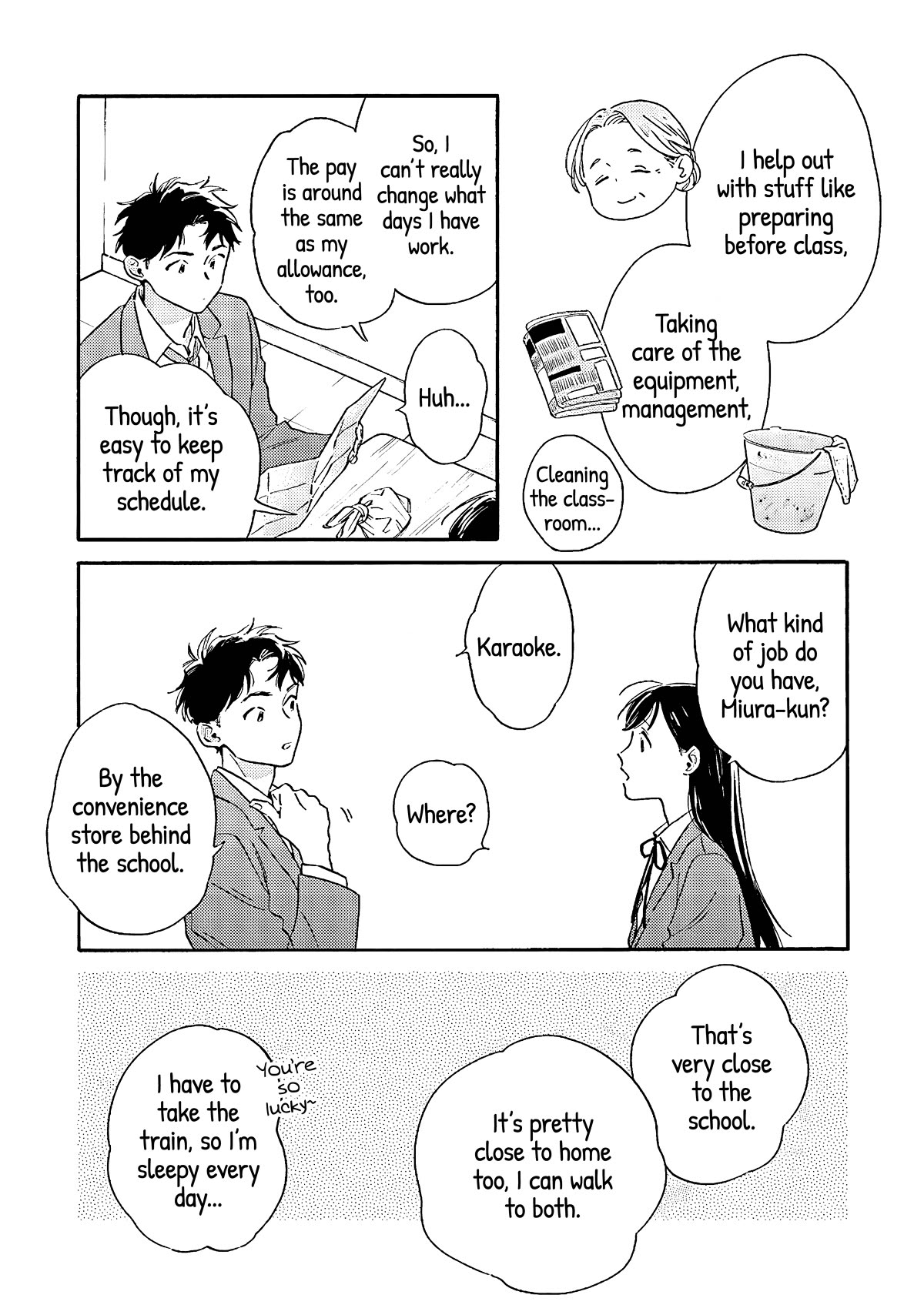 Hayakawa-san and Miura-kun Chapter 2 page 12 - Chapter 2: Trial Period