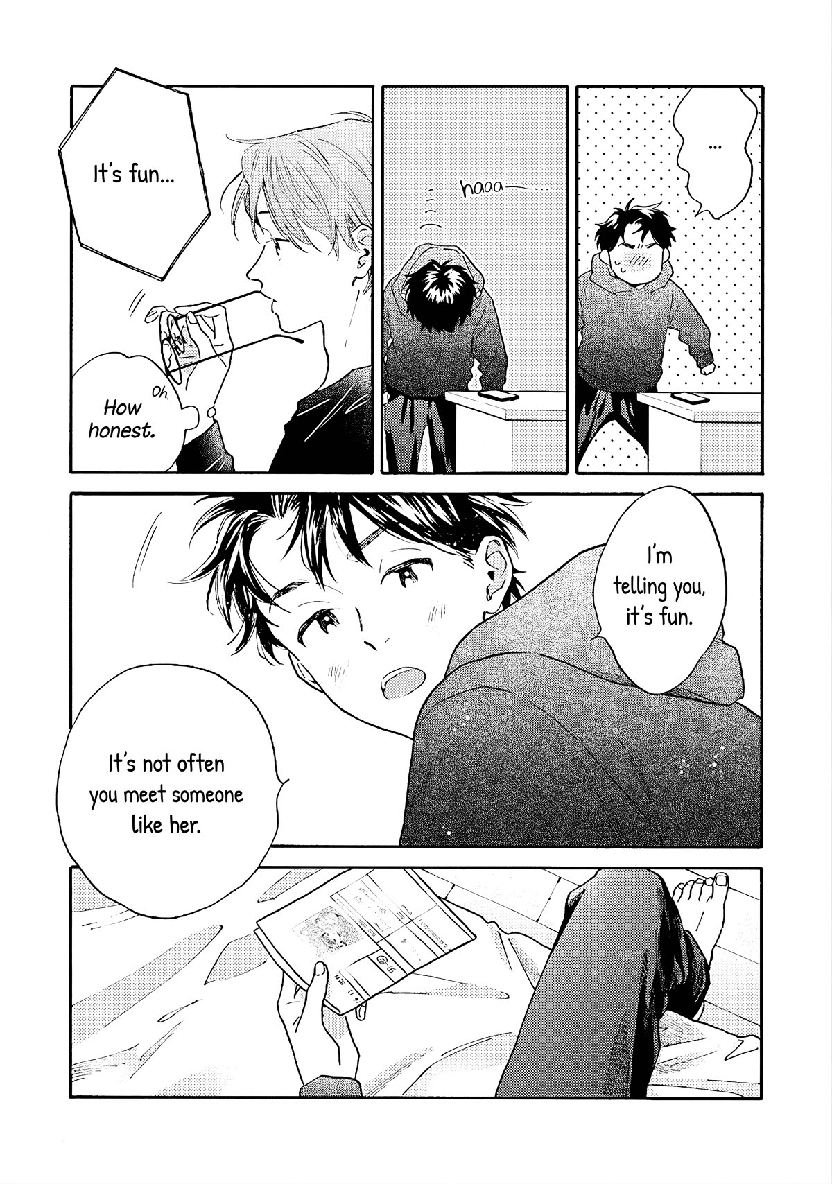 Hayakawa-san and Miura-kun Chapter 6 page 13 - Chapter 6: Friendship via Phone