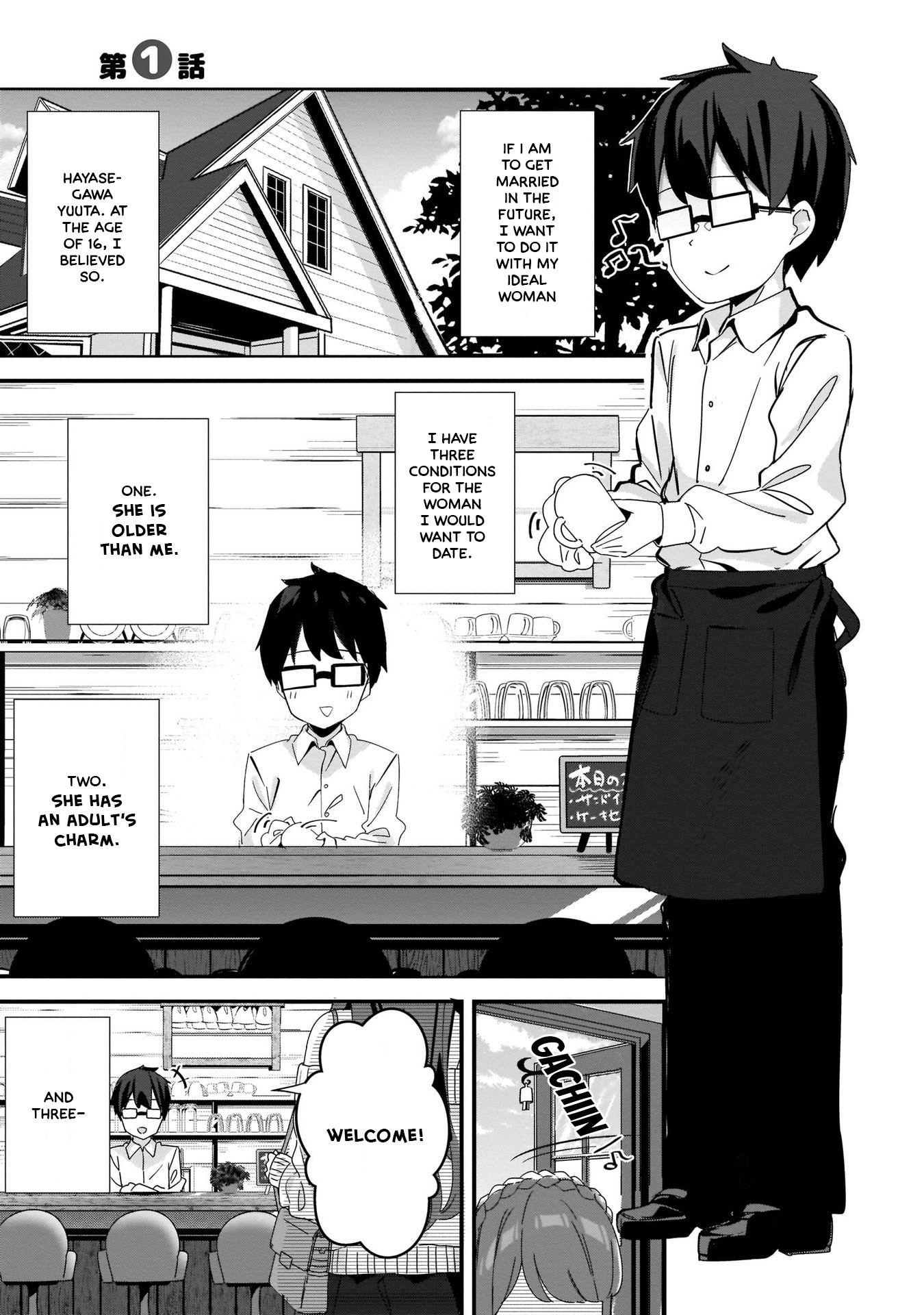 Hayasegawa-kun to Megami na Onee-san Chapter 1 page 5 - Chapter 1