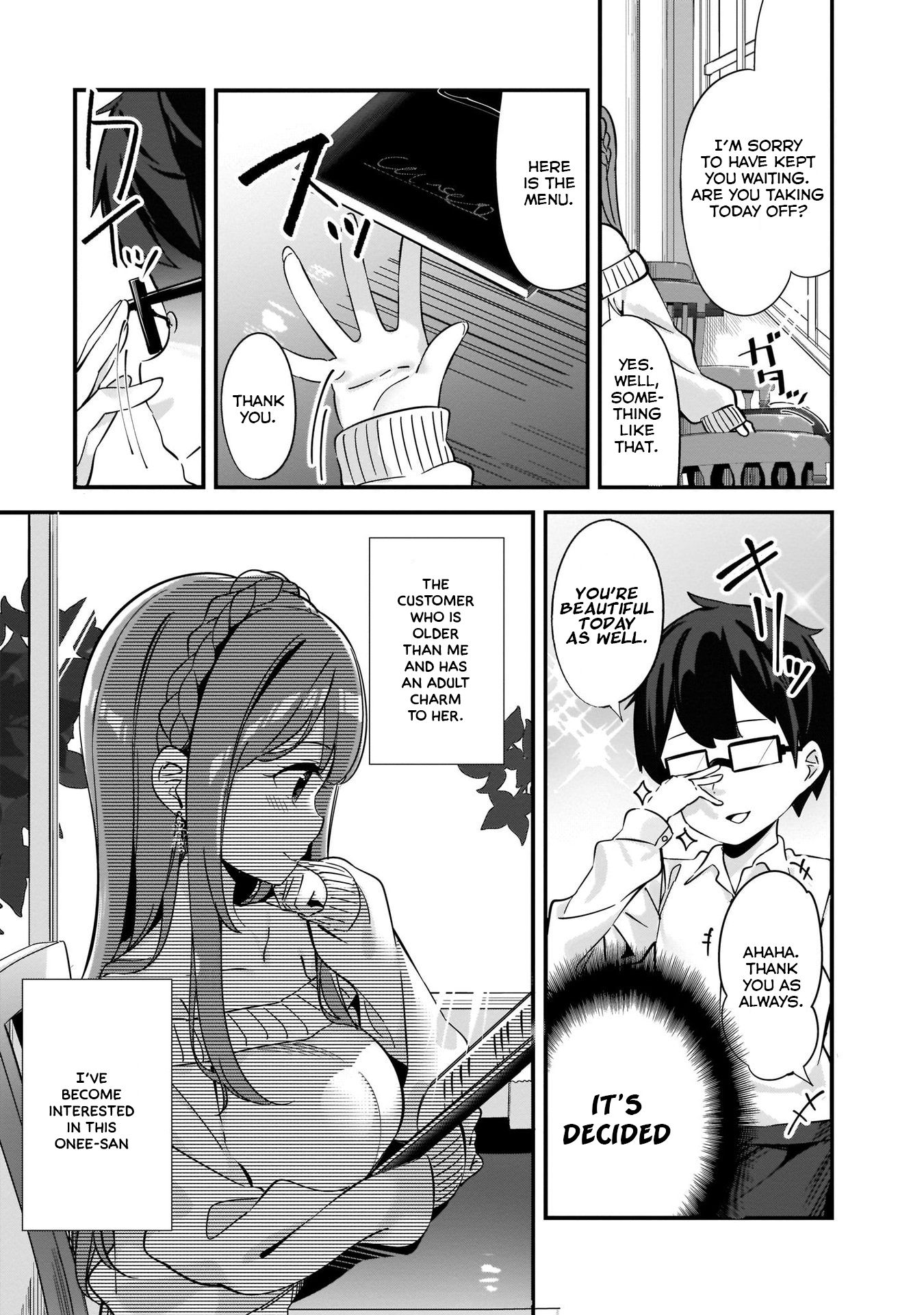 Hayasegawa-kun to Megami na Onee-san Chapter 1 page 7 - Chapter 1