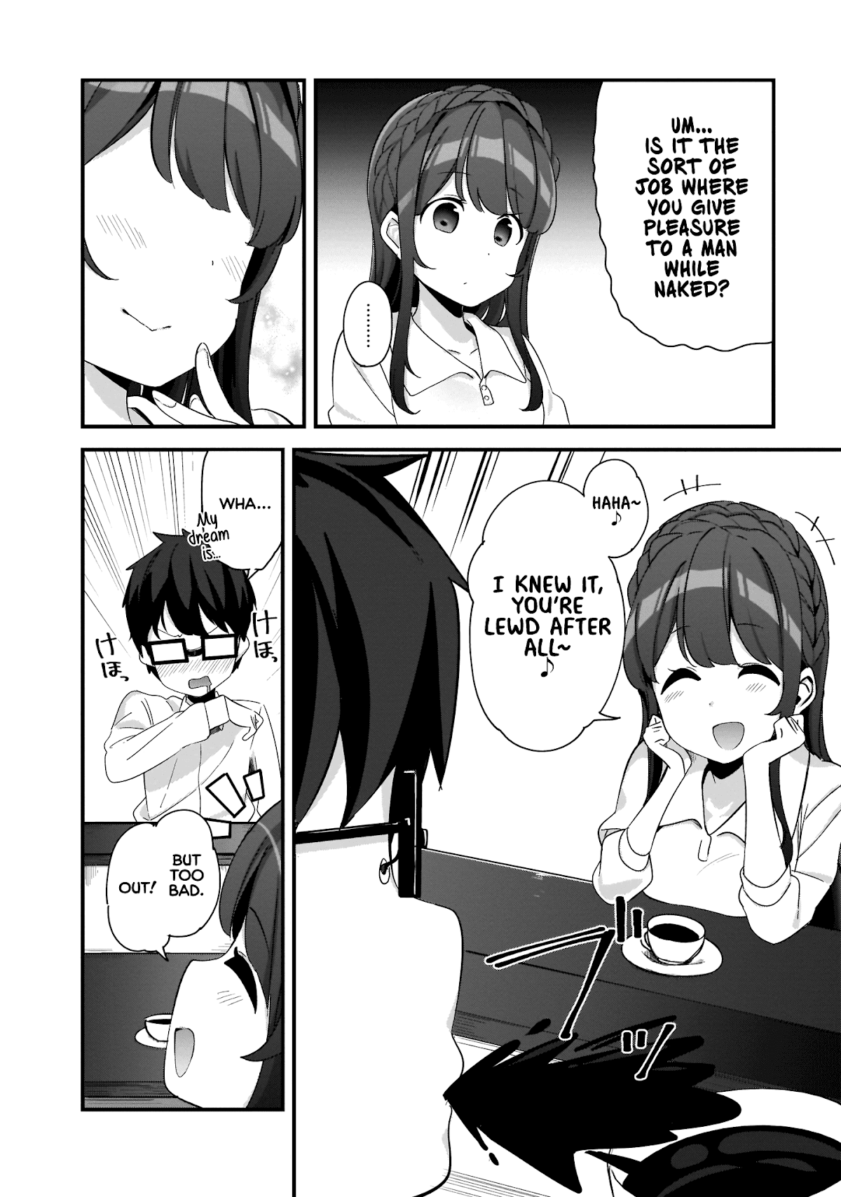 Hayasegawa-kun to Megami na Onee-san Chapter 2 page 12 - Chapter 2: Work Quiz
