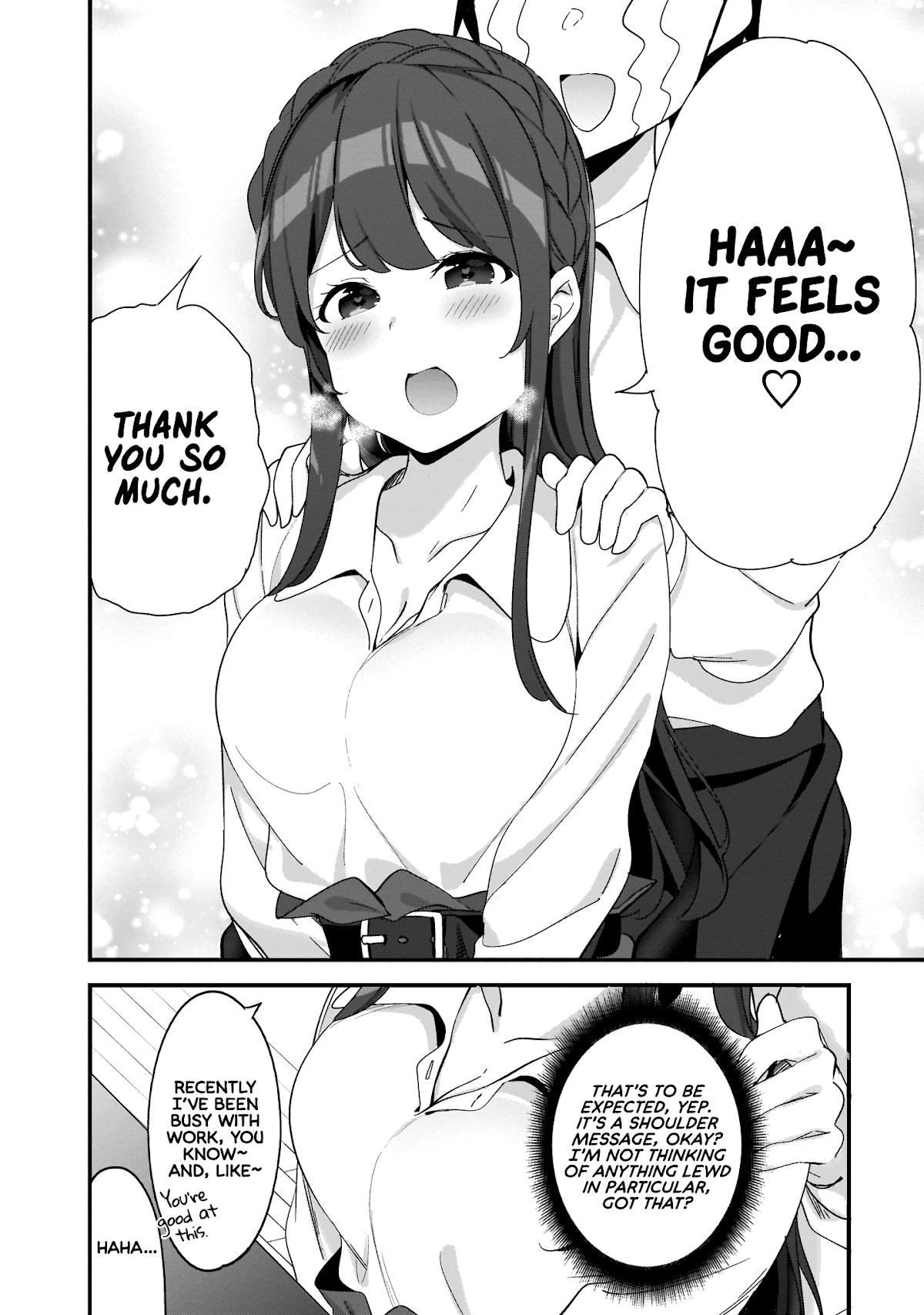 Hayasegawa-kun to Megami na Onee-san Chapter 2 page 14 - Chapter 2: Work Quiz